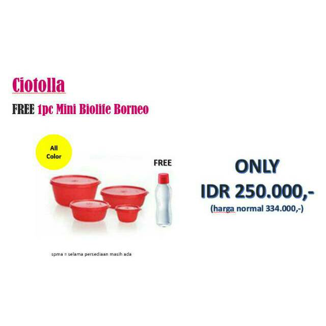 Ciotolla Moorlife Promo Bonus Botol Minum / Ciotola Moorlife
