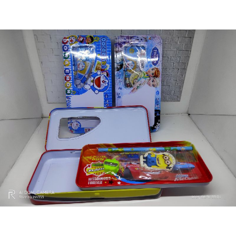 

tempat/tepak/kotak pensil karakter pensil set XD 9507 BR