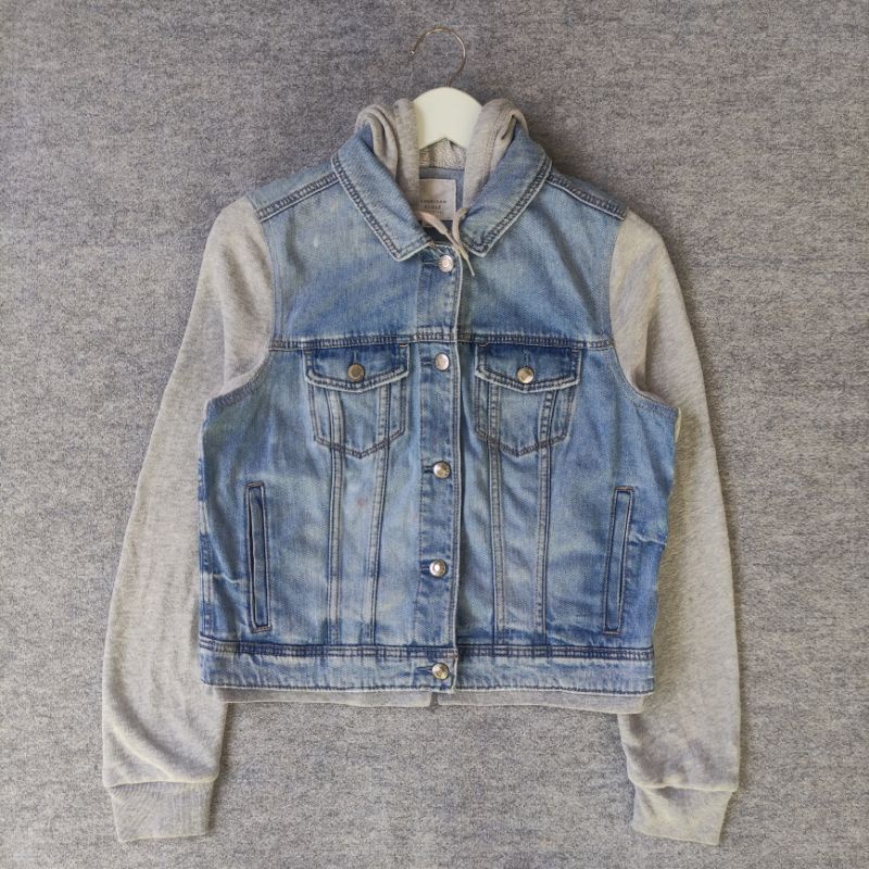 denim american eagle jacket