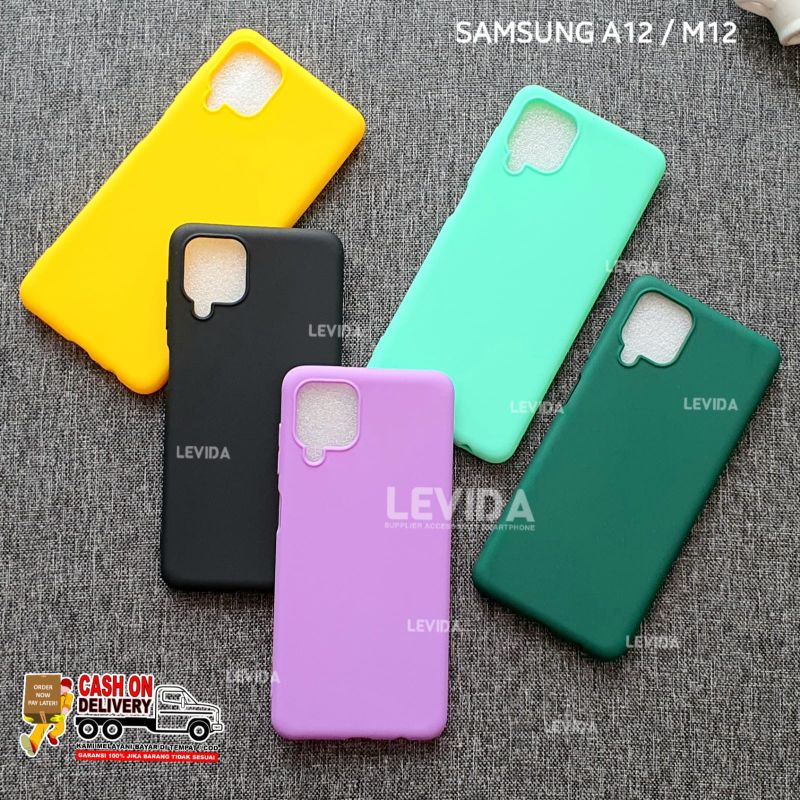 Silikon Samsung A12 Samsung M12 Samsung A02S Softcase Matte Case Color Casing Samsung A12 Samsung M12 Samsung A02S