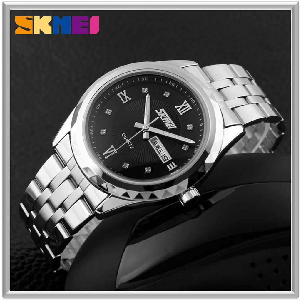 SKMEI - Jam Tangan Pria SKMEI 9100 - Water Resistant 30M - Black