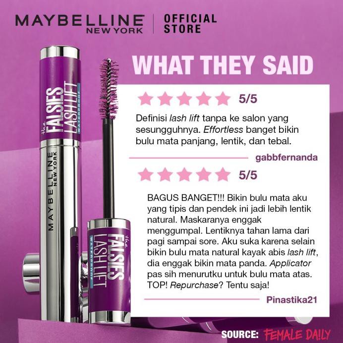 ❤ jselectiv ❤ MAYBELLINE The Falsies LASH LIFT Mascara | Maskara MAYBELLINE