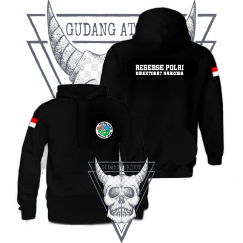 JAKET.SWEATER.ZIPPER.HODIE.RESERSE.POLRI.DIREKTORAT.NARKOBA.