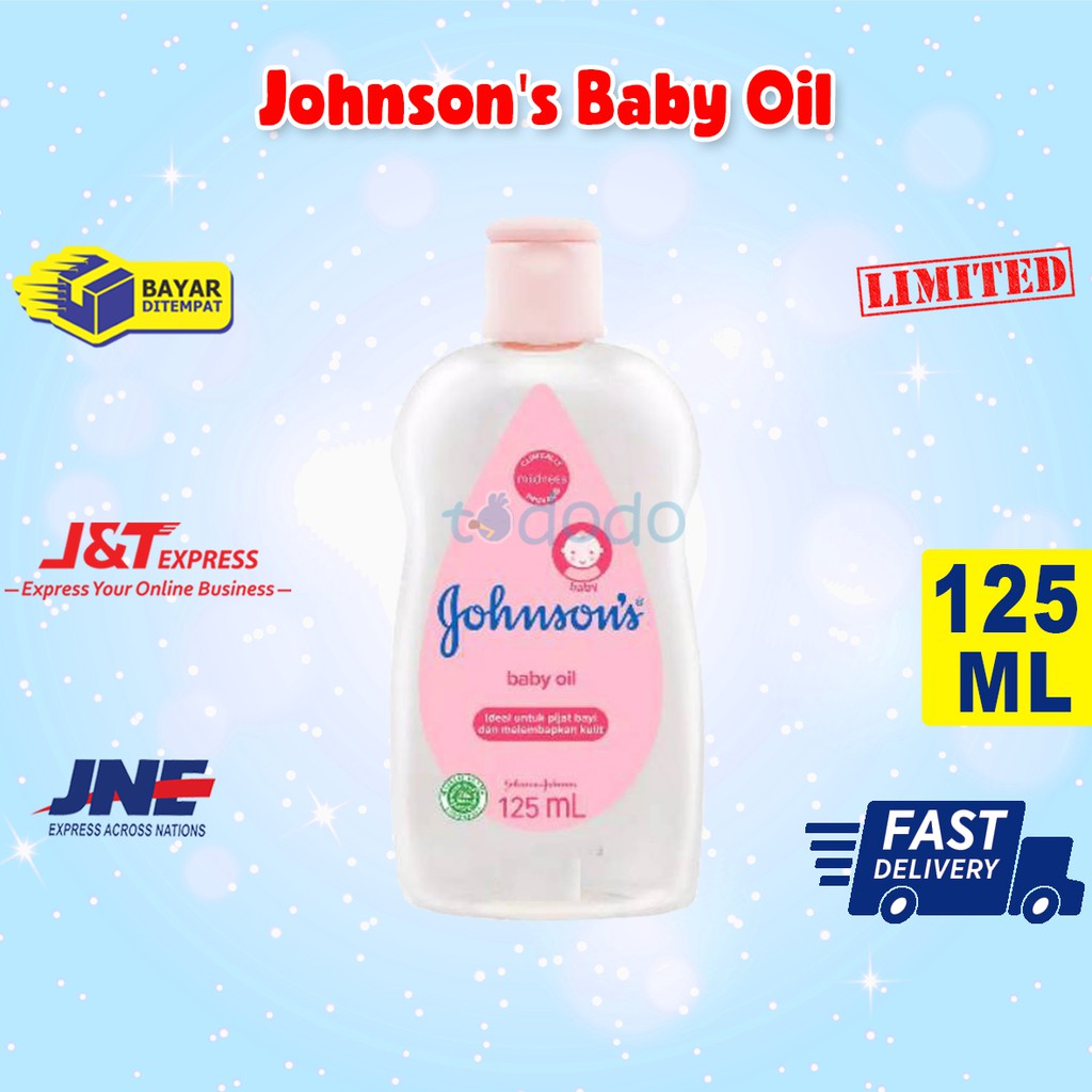 Minyak Pijat Pelembab Bayi Johnson's Baby Oil 125ml