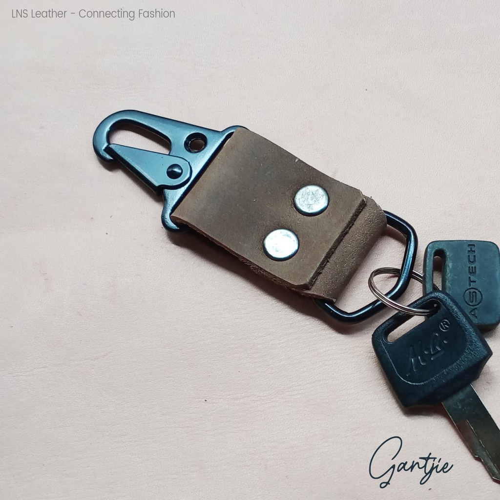 GAntungan KUNCI Kulit Carabiner Hook Gantjie