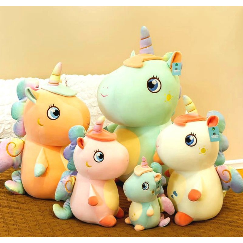 Boneka Unicorn Sayap 30cm Soft/Boneka Unicorn Halus dan Lembut