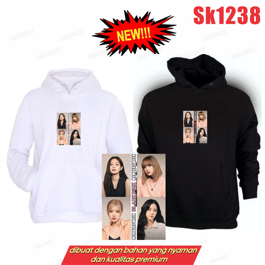 MURAH!!! HOODIE SWEATER BLACKPINK MEMBER WEEK SK1238 UNISEX