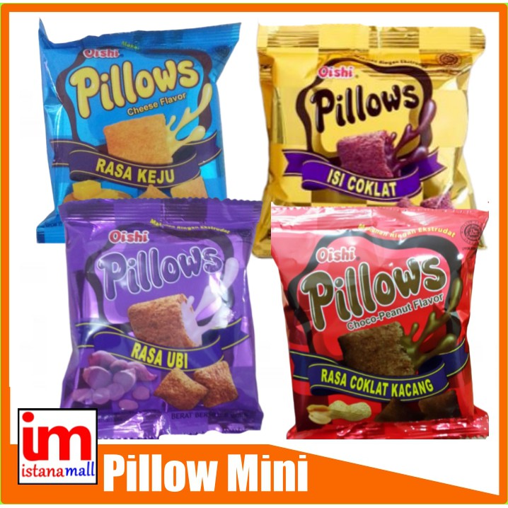 Snack Oishi Pillow Mini 20pc x 8gr Shopee Indonesia