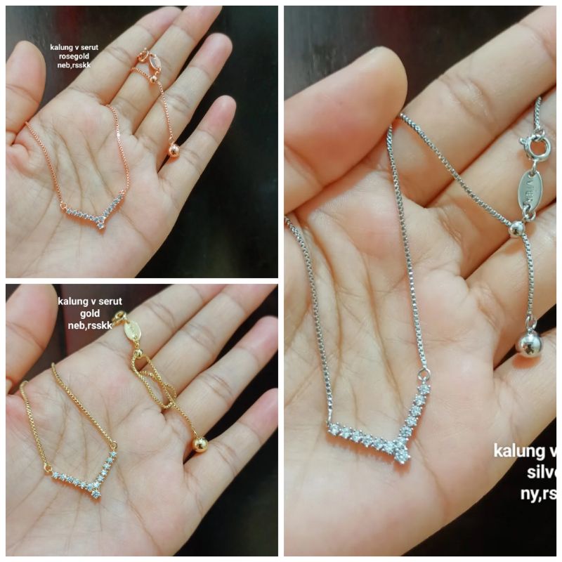 Kalung fuji ,gelang Fuji V  Aurel serut dan non serut