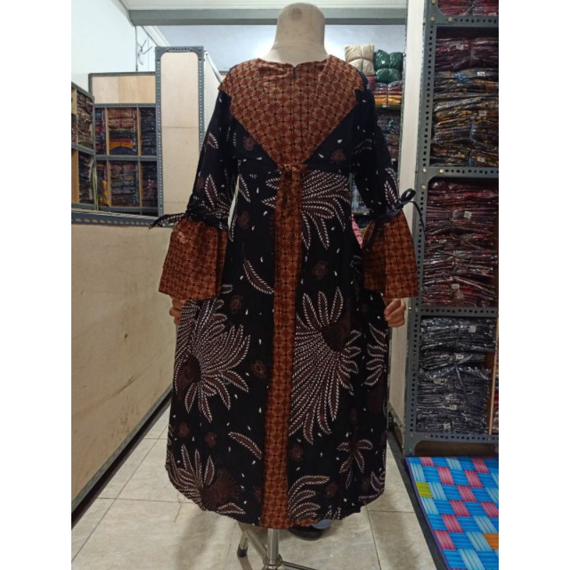 SETELAN BAJU BATIK GAMIS COUPEL SARIMBIT SERAGAM KELUARGA ANAK FAMILY TERBARU PEKALONGAN TRENDY