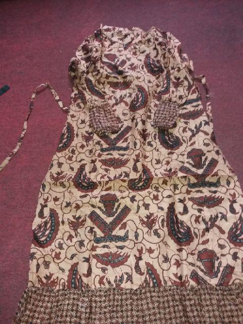 Gamis Batik Manggar, Padi,sekar,cantik,kubis,kipas,daun,kupu,nadine,gendis