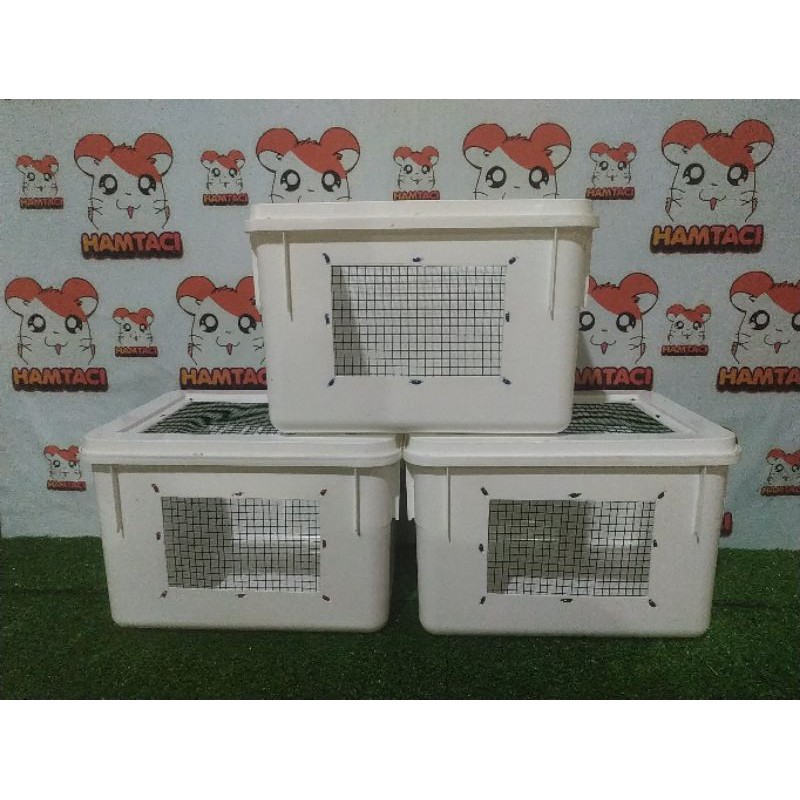 KANDANG HAMSTER KOTAK &amp; BULAT MODIF/HAMSTER/LANDAK/TIKUS/GECKO