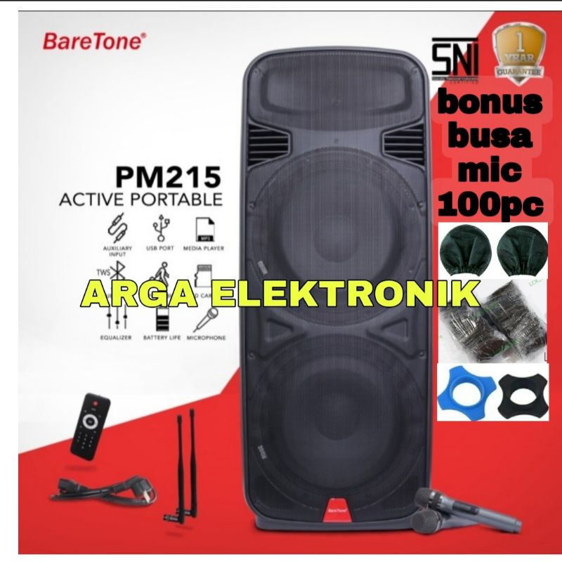SPEAKER BARETONE 15 INCH PM 215 PM215 ORIGINAL