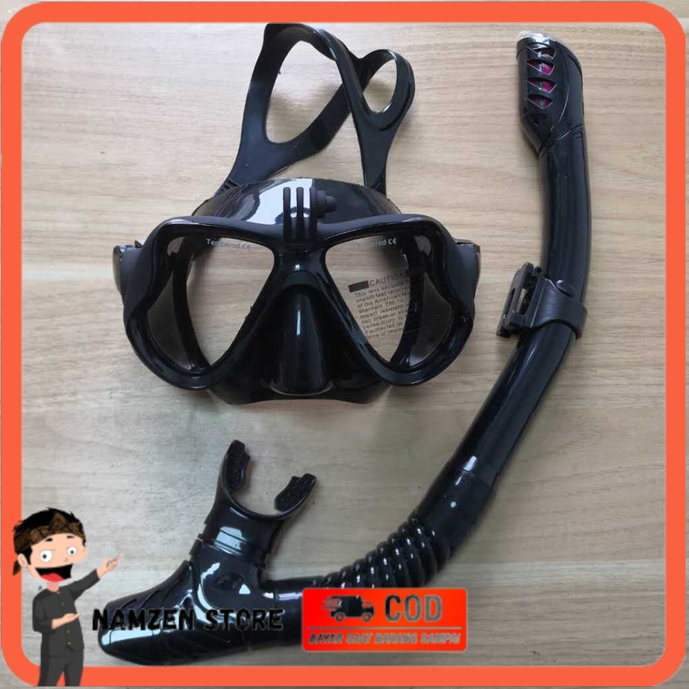 NZ Kacamata Selam Scuba Diving Snorkeling with GoPro Mount - LIXADA AS304