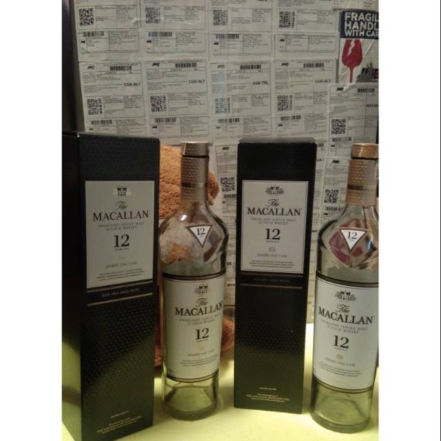 Botol bekas miras the Macallan 12 700 ml original