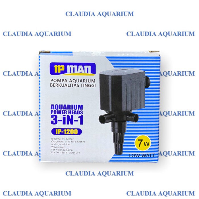 Mesin Pompa Celup Power Head Aquarium IP MAN IP 1200 7 Watt Low Watt Hemat Listrik Pompa Murah