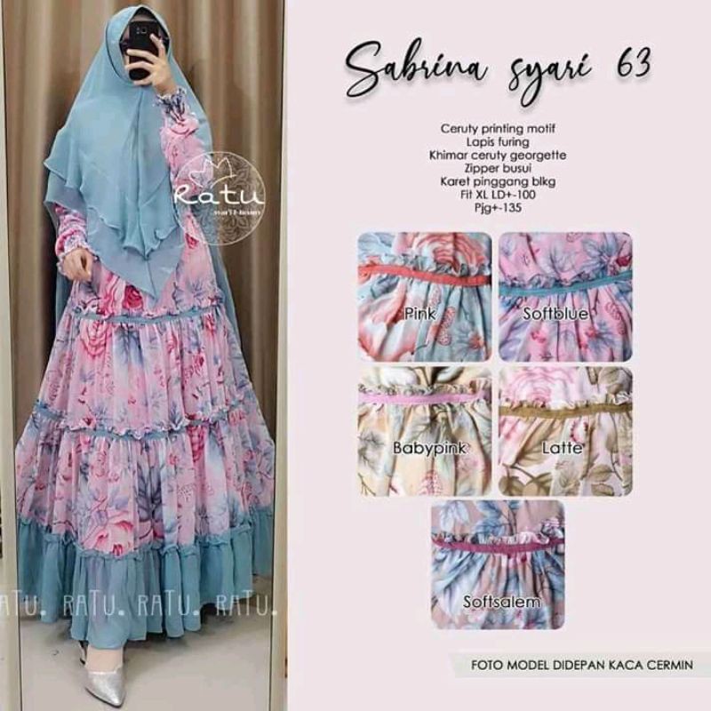 Gamis Ratu Sabrina Syar'i
