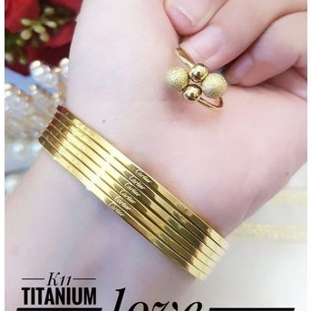 TiTanium set gelang cincin ce753