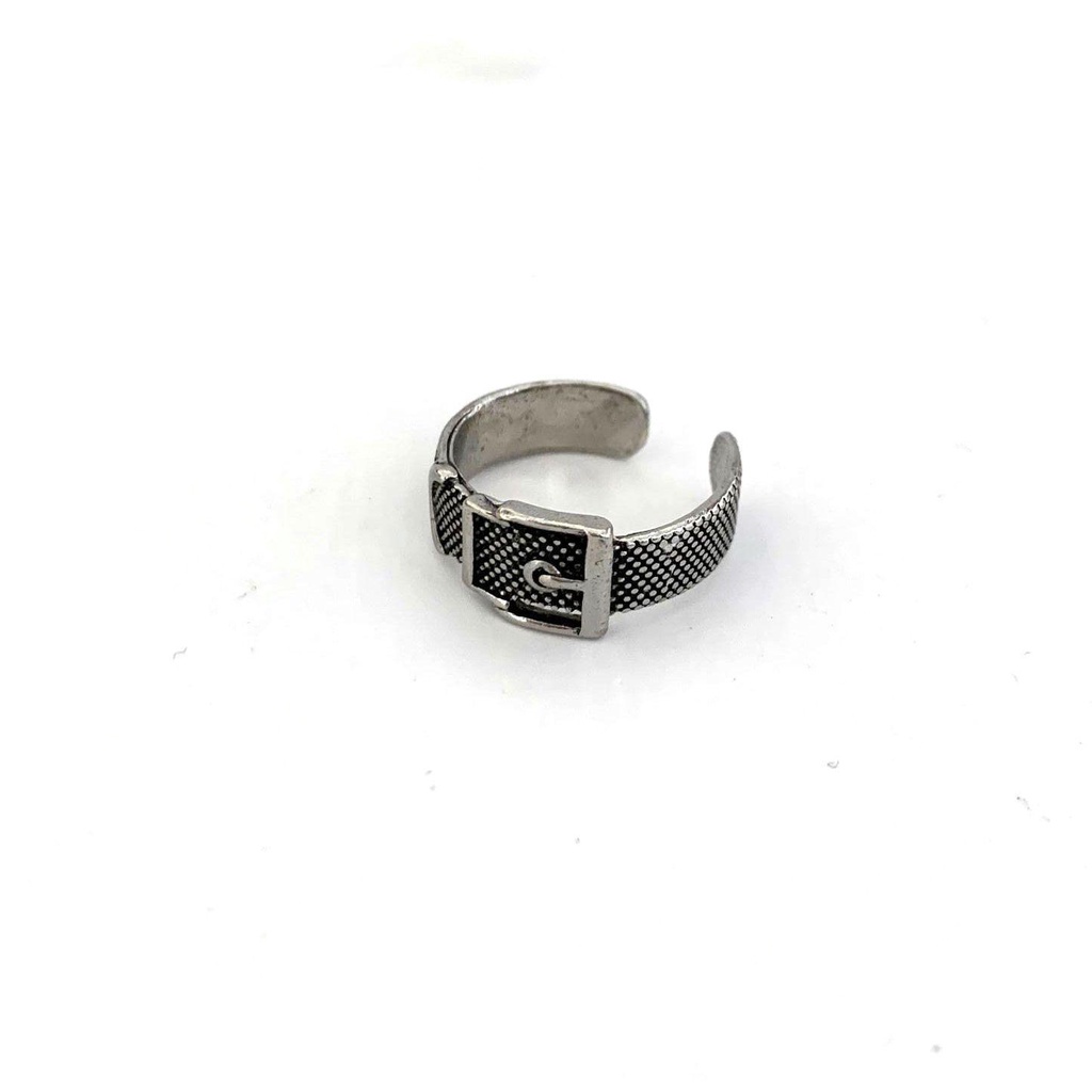 Preva Rantai Cincin Silang Pesta Logam Gothic Simple Adjustable