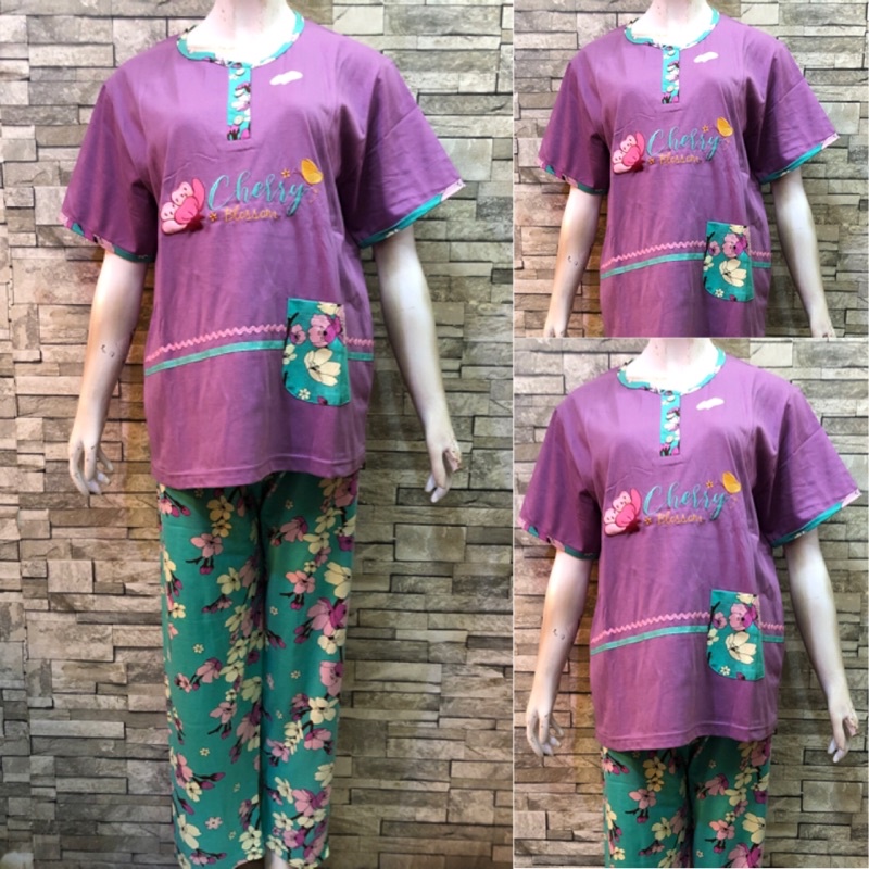 CP FOREVER MAMA SIZE | BAJU TIDUR | PIYAMA | COD-661 Ungu