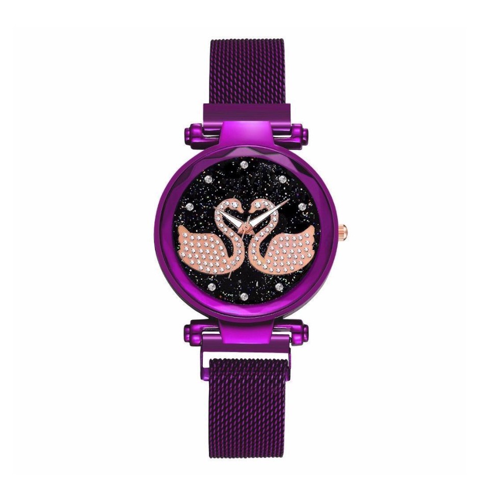 ✅Grosir Jam Senen - Jam Tangan Wanita Magnet Angsa Swarosvsky SWAN import grosir premium JF043