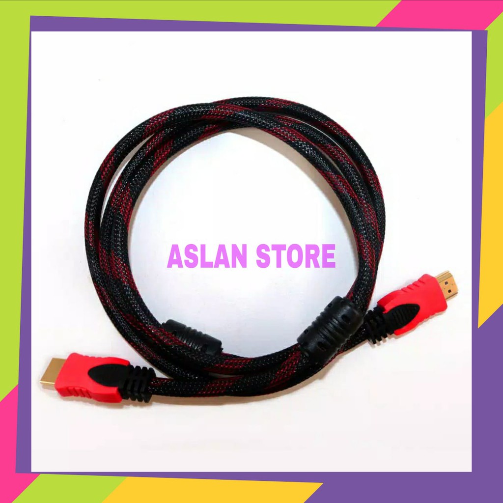 Kabel HDMI TV to HDMI 1.5M / Cable 1.5 meter High Quality / High Speed