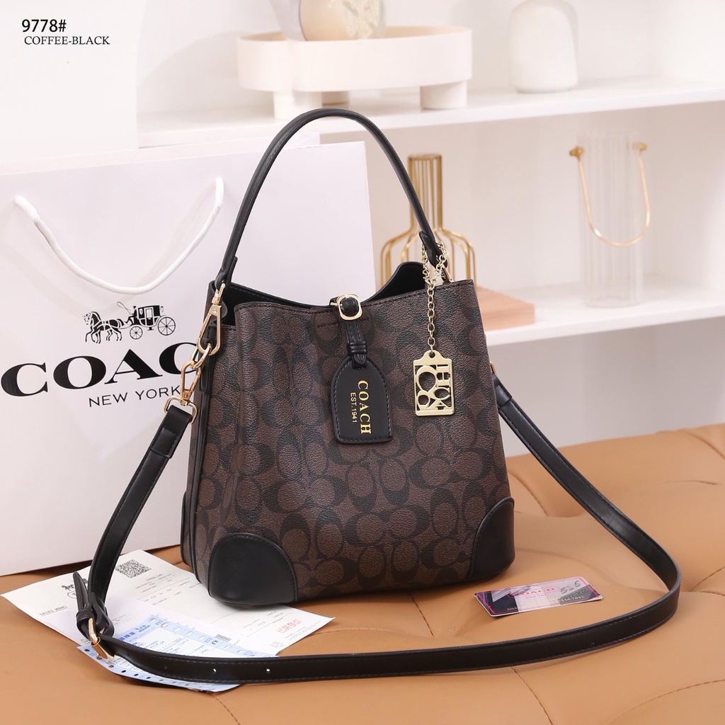 COA Top  Handle Bucket Bag 9778