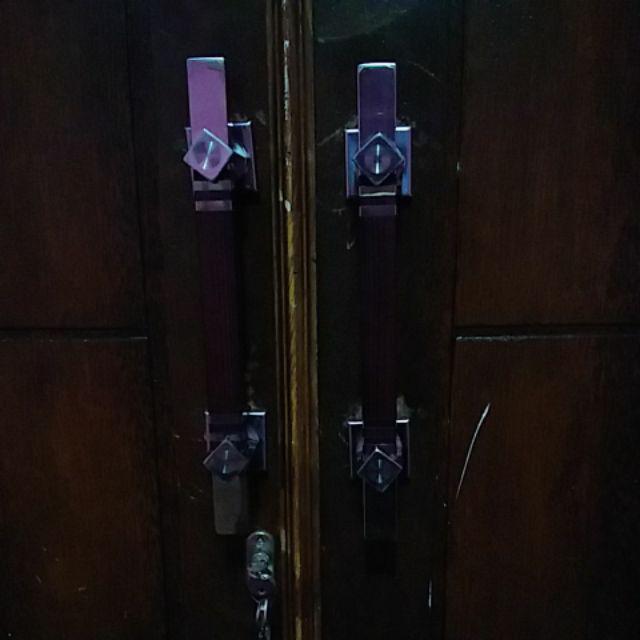 Handle Pintu Rumah Mahoni Tarikan Pintu Maron Gagang Pintu 33 Cm Kunci Pintu Kotak 25mm Spb Minimals