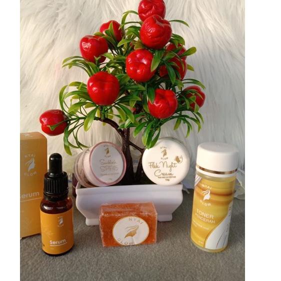 K6K6 nyai glow skincare paket flek lama NV6