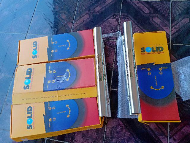 Handle Pintu Stainless Baut Tembus Solid 45cm