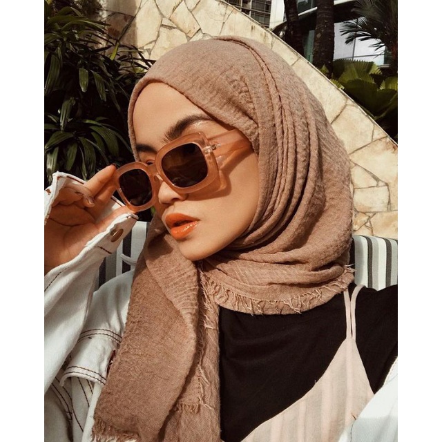 jilbab pashmina crinkle