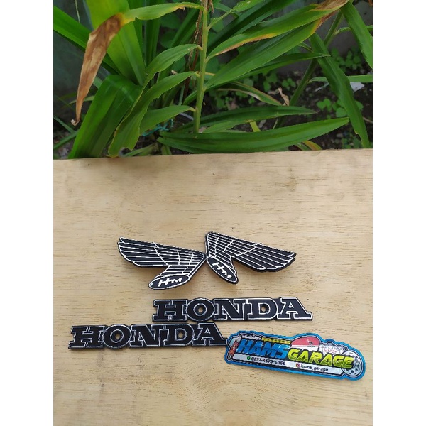 EMBLEM TANGKI CB GLATIK IMPORT LOGO TANGKI CB100