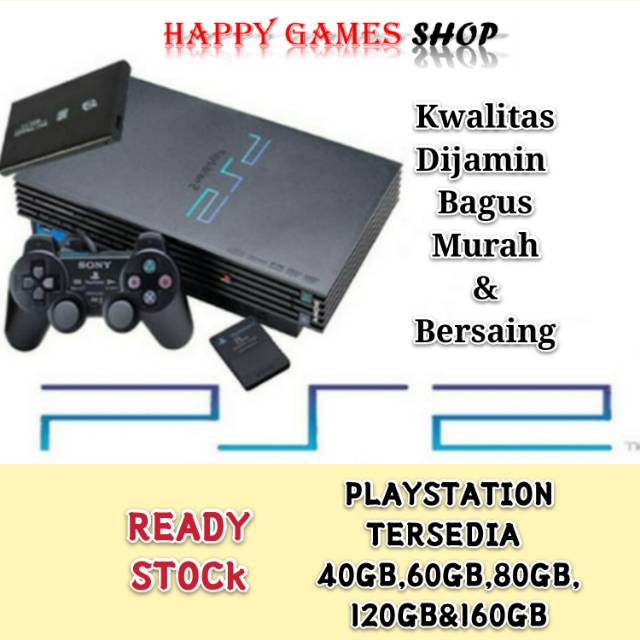 PLAYSTATION,PS 2 HARDISK EXTERNAL TERSEDIA 40 GB,60GB,80GB