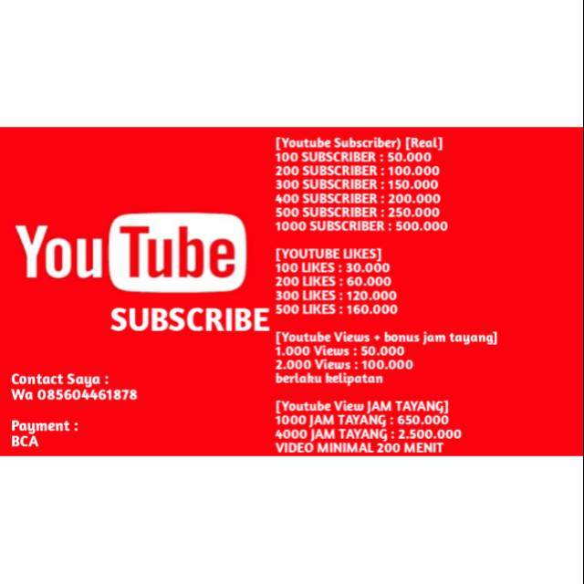 Subscribers youtube
