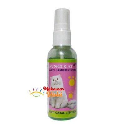 FUNGI CAT Obat Spray Anti Jamur untuk Kucing Infeksi Kulit Fungicat