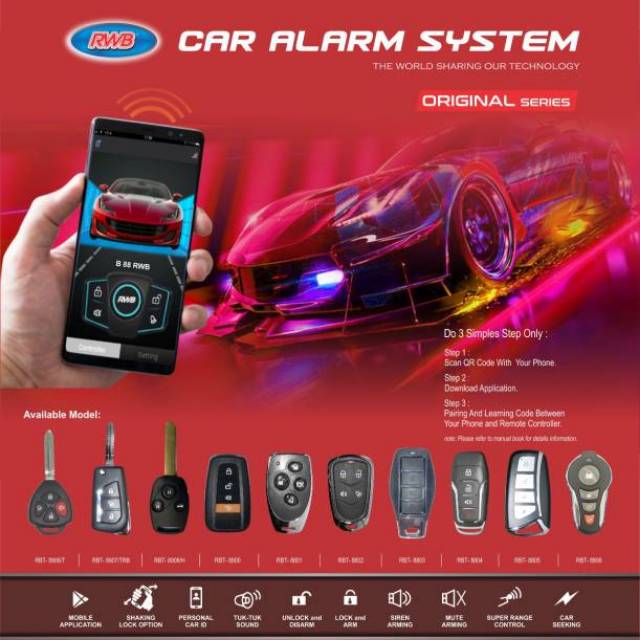 Car alarm system RWB