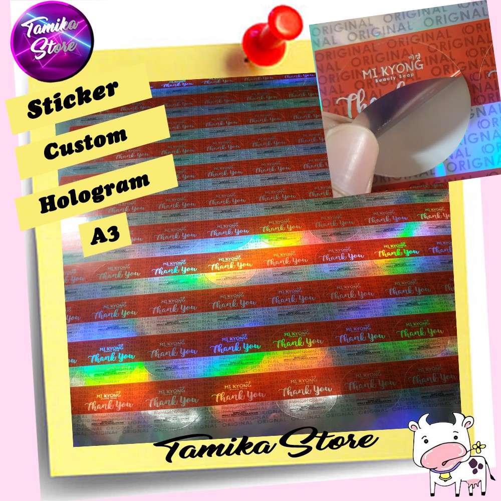 

Sticker Hologram/Sticker Custom/sticker a3/sticker cromo/sticker label/sticker vinyl/sticker craft
