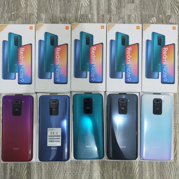 Xiaomi Redmi Note 9 6/128 SECOND BEKAS FULLSET LENGKAP RESMI MULUS