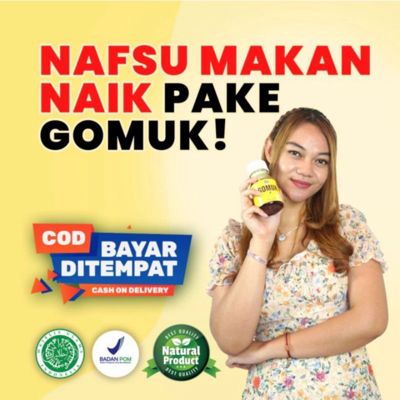 Madu GOMUK Madu Herbal Penggemuk Menambah Berat Badan Menambah Nafsu Makan