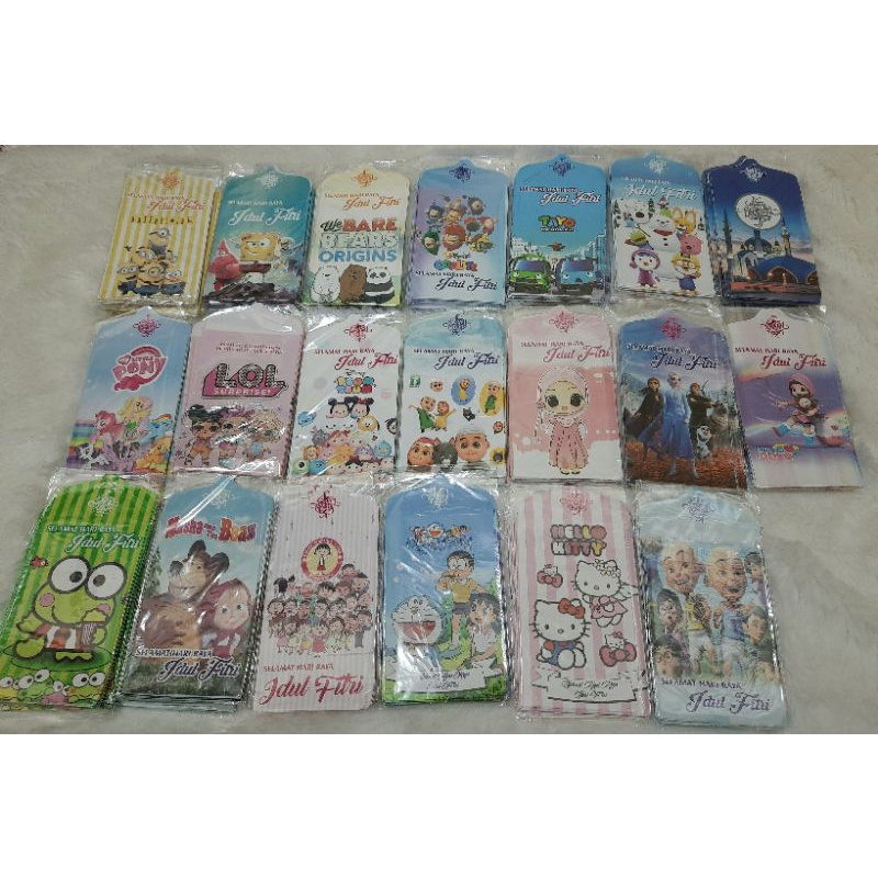 

6Pack Amplop lebaran Lucu size M (± 7x10cm)