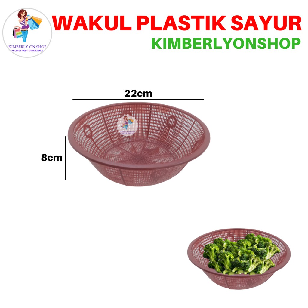 Kimberlyonshop Keranjang Plastik Wakul Serbaguna