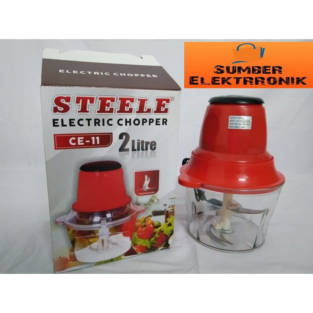 Steele Chopper Penggiling Daging CE-11 2LITER CE-11A 2 LITER