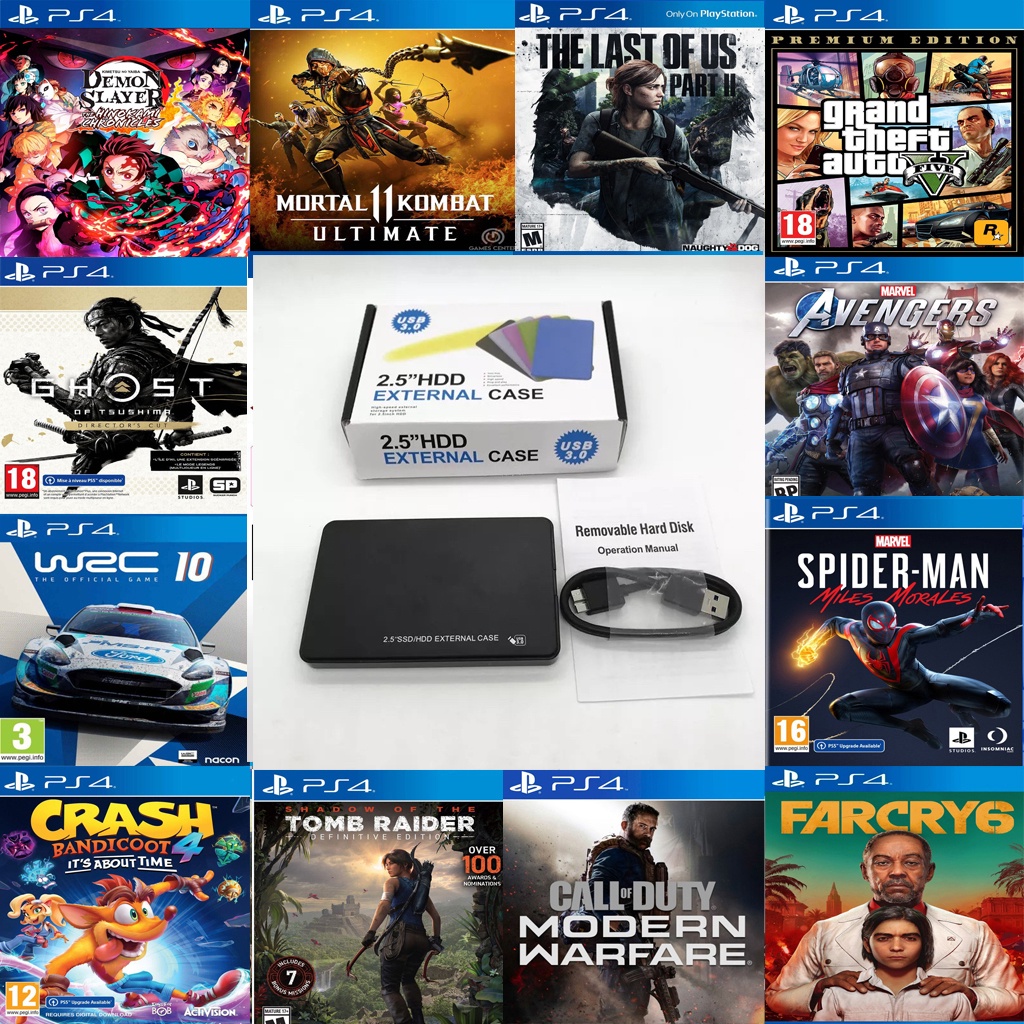 HDD hardisk external 500GB PS4 HEN