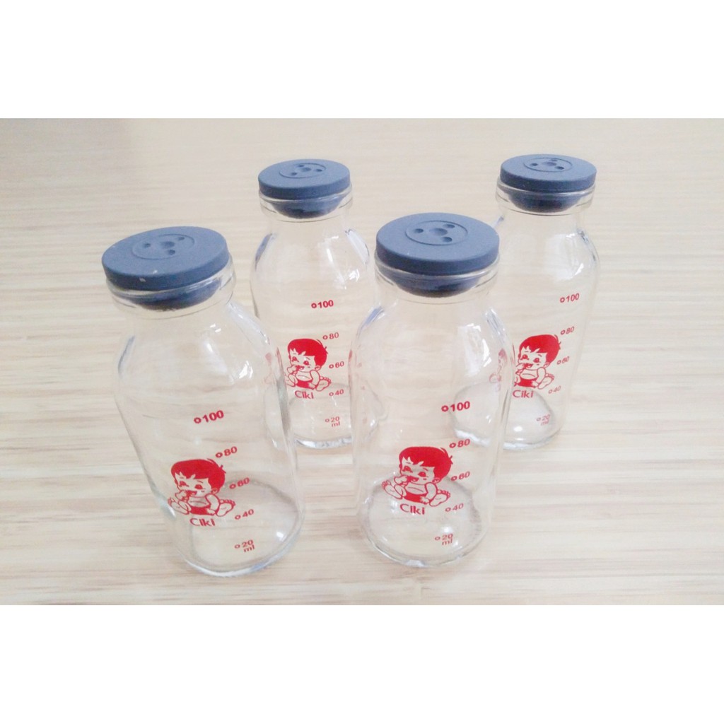 BOTOL KACA MURAH CIKI STORAGE BOTTLE / BOTOL KACA ASI CHIKI BOTOL PENYIMPAN ASI A1B2C3