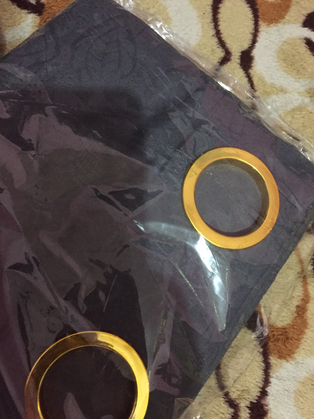 Gorden Pintu & Jendela Smok Ring Lubang 12 Polos Embos Hordeng / Tirai