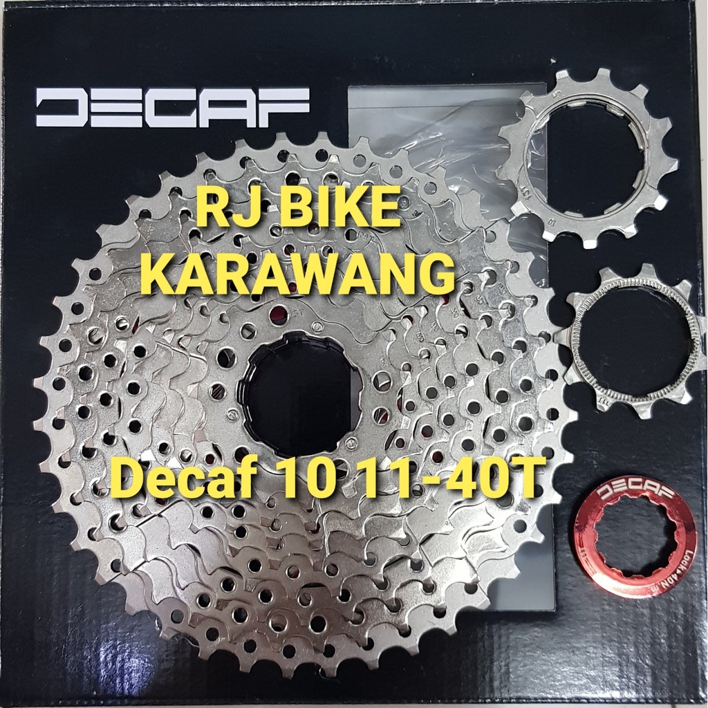 Sprocket Decaf 10 speed 11 - 40 T  10 speed  rasa 11 speed