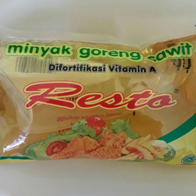 

Ready! Minyak Goreng Resto 800 isi 720ml Harga Satuan