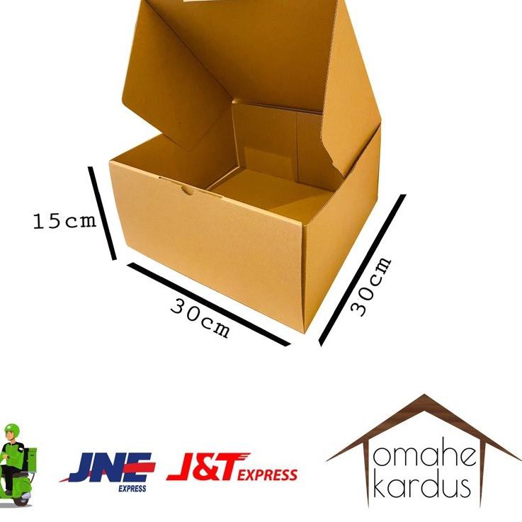 

PROMO 9.9 kardus Die cut polos baru uk 30x30x15 cm