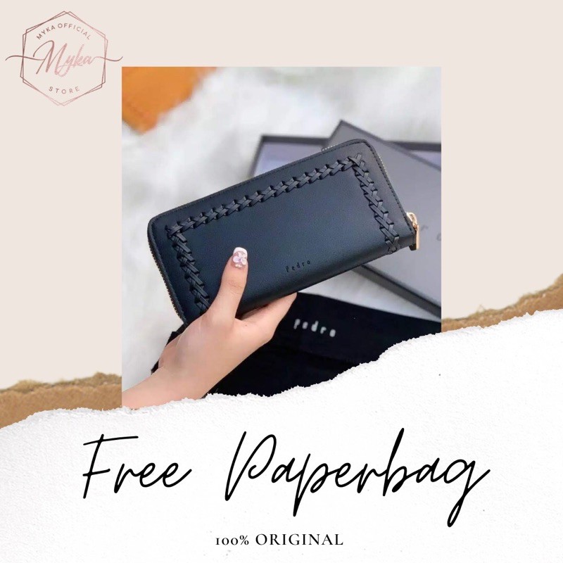 Pedro Dompet Panjang Wanita Free Paperbag Dustbag Box Pedro