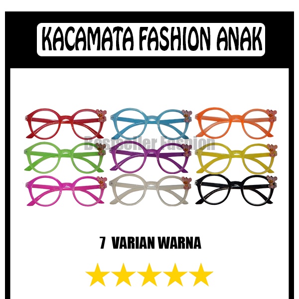 KACAMATA FASHION ANAK KACAMATA MOTIF MOUSE OVAL KIDS GLASSES KACAMATA GAYA ANAK CEWEK COWOK NOCASE